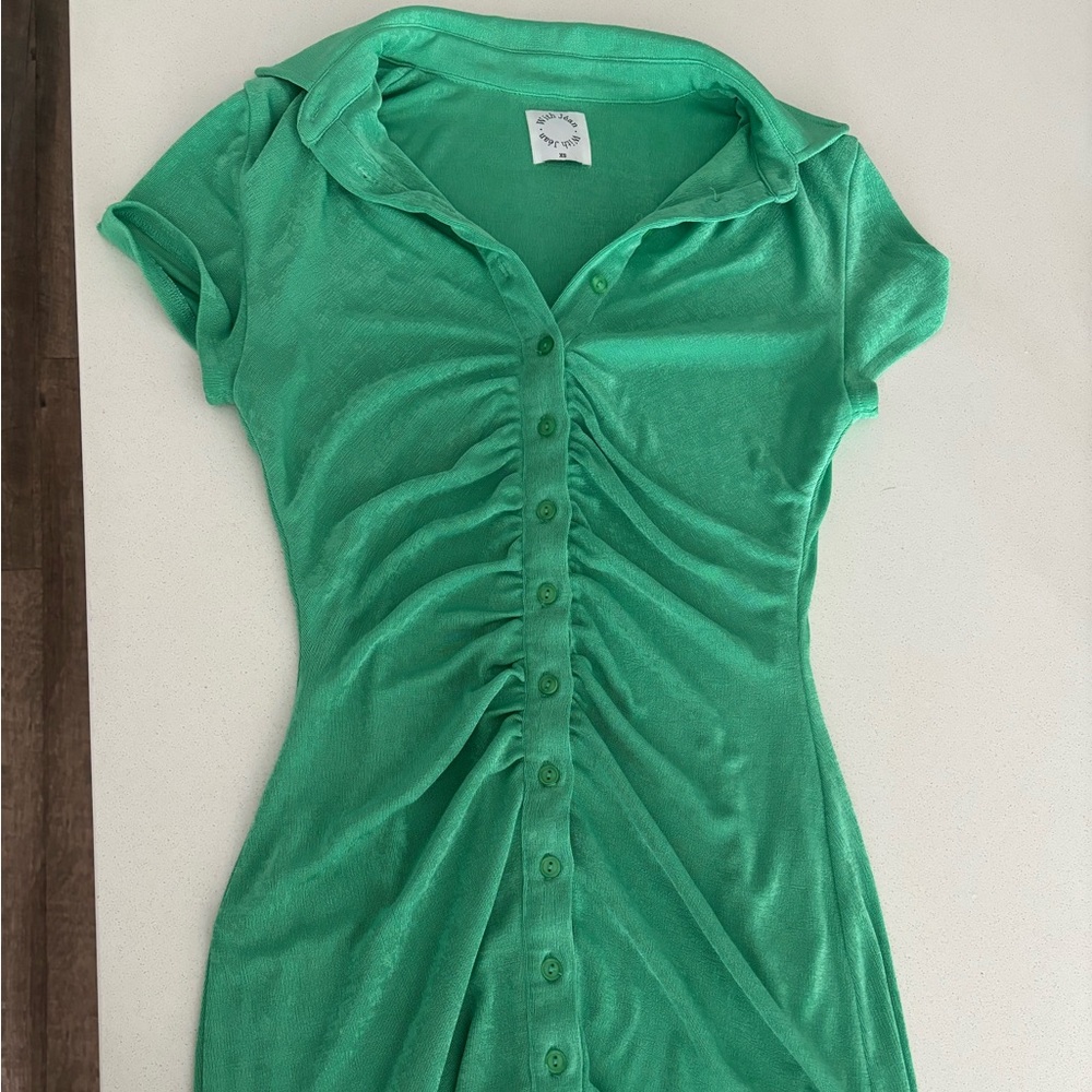 With Jean Alexa Green Dress